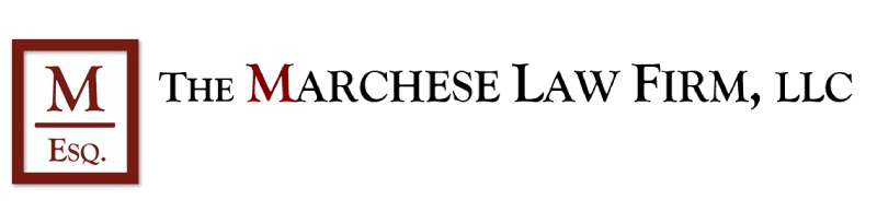 A black and white image of the logo for archese law.